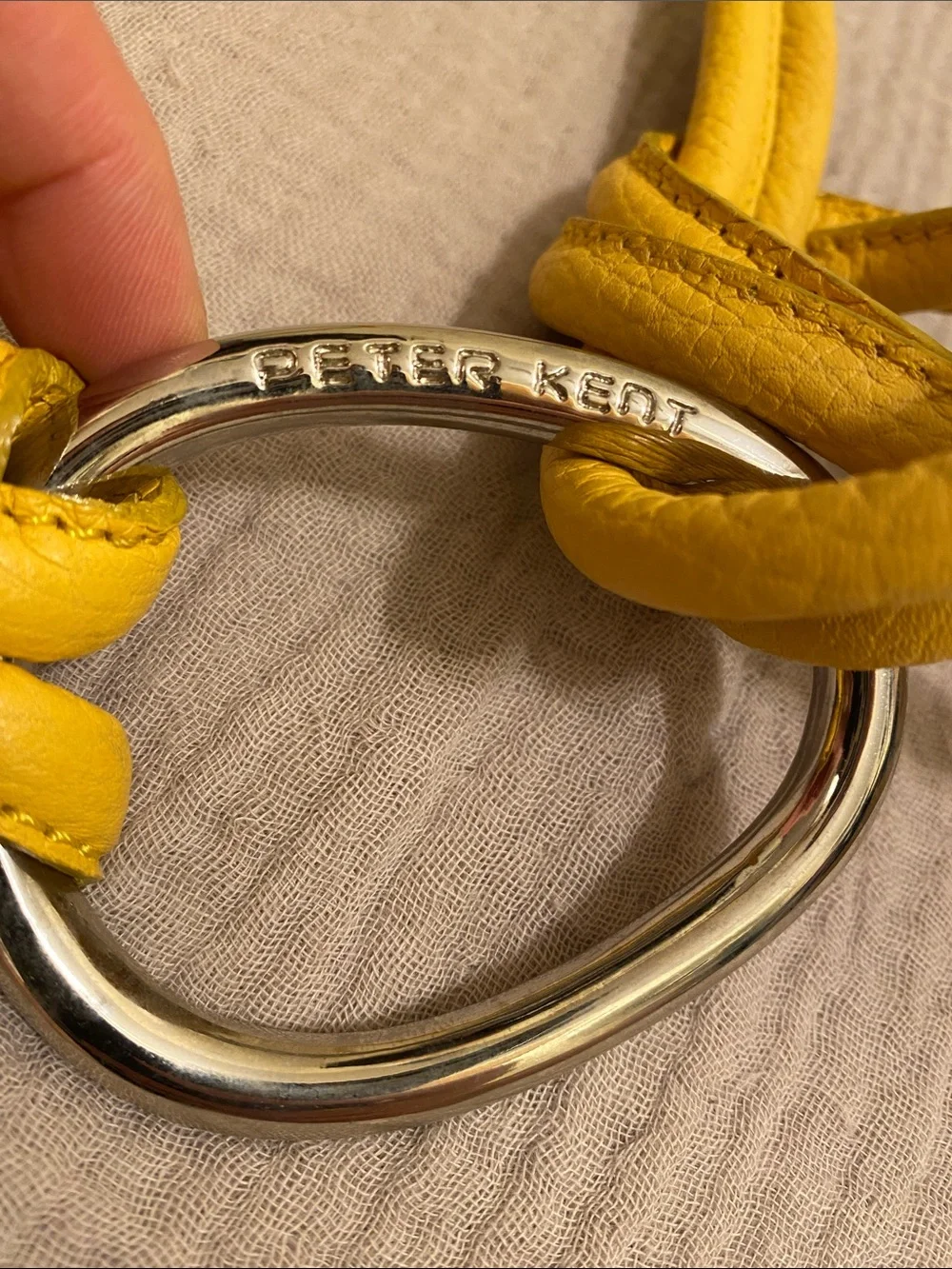 PETER KENT stylish yellow